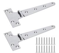 Kronabelle 2-Piece Set T Hinges, 8 X 4 Marine Grade, Stainless Steel