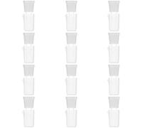 Kronabelle 24 Pcs Self Watering Pots for Mini Plants, Small Cultivation Box with Water Level Gauge, Semi-Transparent Plastic Pots for Succulents
