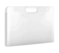 Kronabelle A4 Artwork Portfolio Bag, Waterproof Plastic Art Clip, Artwork Storage Book, 8K Sketchbook, Handheld Carrier Perfect For Painting And Collection