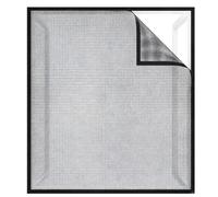 Kronabelle Black Window Screen, 39.4 X 51.2 in / 100 X 130 Cm, Self-Adhesive, Polyester Mesh, Uninvited Visitors, Easy Install