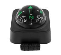 Kronabelle Car Compass For Dashboard, Adjustable Portable Compass 2.6 X 2.2 X 2.1 In, Basic Positioning, Black Car Decor