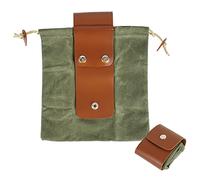 Kronabelle Foraging Pouch, Collapsible Small Outdoor Bag, Drawstring Hunting Pouch for Collecting