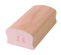 Kronabelle Guitar And Bass Fingerboard Sanding Block 14 In, For Fret Leveling, Beech Wood, Comfortable Grip, Smooth, Fits Various Guitars