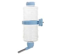 Kronabelle Small Animal Water Bottle, 15.99 Oz / 473 Ml, Top Fill No Drip Hanging Dispenser for Cage, Puppy and Kitten Drinking, Light Blue, 9.1 X 3.9 X 3.1 in