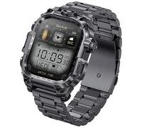 Kronabelle Smartwatch for Men Featuring Armed Technology, Wireless 5.2 Calling Device, 2.01 Inch Hd Screen, Battery Efficiency, Health Monitoring, Waterproof Ip67 Fitness Device with Steel Band and