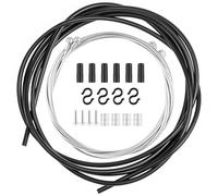 Kronabelle with 10 End Caps, Universal Shift Cable System for Mountain, Road, Folding S, Complete 6.6 Ft Derailleur Cable Set, Gear Cable Housing Kit, 3-Layer Protection Build