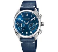 Kronaby S3764/2 Men's Leather Strap Hybrid Smartwatch