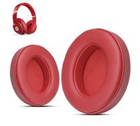Krone Kalpasmos Beats Studio 3 Replacement Ear Pads, Ear Cushions for Beats Studio 2 & 3 (B0501, B0500) Wired & Wireless Headphone Soft Memory Foam Red