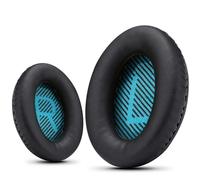Krone Kalpasmos Bose QC Replacement Ear Pads for Quietcomfort QC15/QC25/QC35/Ae2/Ae2i/Ae2w Headphones Ear Cushions Headset Ear Covers Foam Earpads Repair Part Protein Leather Memory Foam Mats(Black)