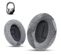 Krone Kalpasmos Breathe New Life into Your Bose QC35 II - Bose Replacement Earpads, Luxurious Fabric & Memory Foam, Fits Bose QC35/QC25/QC2/QC15/Ae2/Ae2i/Ae2w/SoundTrue&SoundLink - Sleek Gray black