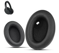 Krone Kalpasmos Ear Pads Replacement for Sony WH-1000XM4 Headphone, Premium 1000XM4 Noise Canceling Covers with Soft Protein Leather and High-Density Memory Foam, Black