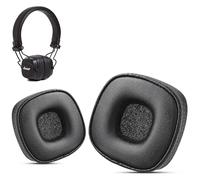 Krone Kalpasmos Replacement Earpads for Marshall Major III/IV Headphones, Ear Cushion Compatible with Marshall Major 3/4 Ear Pads, Black