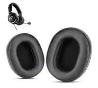 Krone Kalpasmos Replacement Earpads for Turtle Beach Stealth 700/600/520,Audio Technica Replacement Earpads for ATH-M50X/M40X/M30X & More, Leather and Thicker Memory Foam