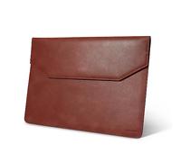 Kronemar 16 inch Premium Full-grain Leather Laptop Sleeve Case - Compatible with MacBook Pro M1/M2/M3/M4 (2019-24) & Air 15-inch (2023-24) - Loose Fit, Razer Blade 15, Microsoft Surface 3 - Brown