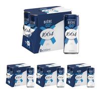 Kronenbourg 1664 Biere 0% Lager Beer 330ml Can (Pack of 24)