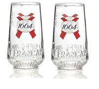 Kronenbourg 1664 HALF Pint Glasses CE 300ml/10oz (Set of 2)