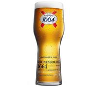 Kronenbourg 1664 Kronenbourg Pint Glasses CE 20oz / 568ml - Set of 4 Beer Glasses