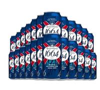 Kronenbourg 1664 Lager Beer | 440ml Pint cans | Case of 24 | hampaers | gifts