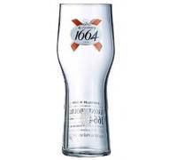 Kronenbourg 1664 New 2013 Pint Glasses CE 568ml/20oz (Set of 4) 4 Beer Mats