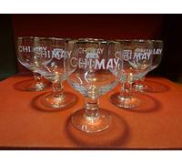 Kronenbourg Chimay 1664 Set of 6 Glasses 33 cl Height 14.80 cm