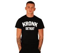 Kronk Detroit T-Shirt - Premium Cotton Boxing Tee for Men - Athletic Fit with Iconic Retro Gym Logo - Classic Casual Sportswear for Training & Everyday Wear