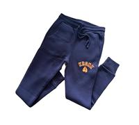 Kronk Gloves Youth Applique Slim Fit Joggers - Navy - Athletic Fit Boy's Sweatpants - Heavyweight Cotton Premium Blend for a Slim, Streamlined Stylish fit Featuring The Iconic Boxing Logo