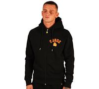 KRONK Gloves Zip Hoodie with Applique Logo - Regular Fit Men’s Zip Hoodie - Heavyweight Cotton Blend with Iconic Boxing Logo Design - Comfortable Gym & Streetwear Jacket for Training and Everyday Wear