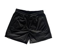 Kronk Iconic Detroit Gym Shorts - 100% Polyester Men’s Training Shorts - Black Stealth Trim & Embroidered Logo - Lightweight Athletic Boxing & Fitness Wear