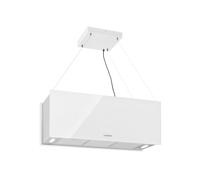 Kronleuchter XL Kitchen Island Extractor Hood 90cm Recirculation 590m³/h LED Touchscreen white