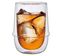 Kronos Double Iced Glass Tea Cup by Kinto