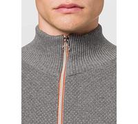 Kronstadt Cotton Zip Cardigan Knitted Mens Erik Long Sleeve €80 BNWT Anthracite