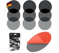 KROPP Self-Adhesive Dimming Films for LED Lamps, Circular Cut, Colour Filter for Darkening, Light Neutral Density (ND) Grey Filter for Light Dampening (ND - All types (3 of each), ⌀ 70 mm)