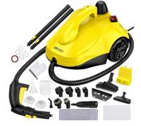 KROQO Steam Cleaner, Steam Mop with 23 Accessories, Powerful Multipurpose Portable Steamer for Cleaning to Remove Grime, Grease, for Multi-Purpose and Multi-Surface Floors, 16.4ft Power Cord