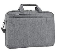 KROSER Laptop Bag 15.6 Inch Water Repellent Briefcase Computer Laptop Case Shoulder Bag Bussiness Carrying Handbag Laptop Briefcase Sleeve for Women/Men, Grey