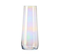 Krosno Rainbow Vase/Carafe, 9.5 Inch (24 cm), Iridescent Glass, Versatile Handcrafted Glassware, Ideal for Floral Arrangements or Beverage Serving, Unique Design, Made in Europe