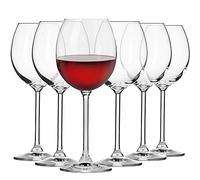 Krosno Red Wine Glasses Set of 6, 380 ml, Venezia Collection