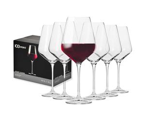 Krosno, Red Wine Glasses, Set of 6 x 550 ml, Avant-Garde Collection