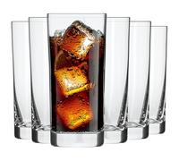 Krosno, Tall Drinking Glasses, Set of 6 x 350 ml, Blended Collection