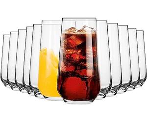 Krosno, Tall Water Glasses, Set of 12 x 480 ml, Splendour Collection
