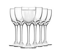 KROSNO Vodka Glasses with Stem | Set of 6 | 25 ml | Mixology Collection | Cocktail Glasses Liquor Glass Brandy Whisky Gin Glass | Home Bar Events & Kitchen | Dishwasher Safe Crystal Gift Set