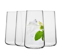 Krosno, Water Glasses, Juice Glass, Set of 4 x 600 ml, Infinity Collection