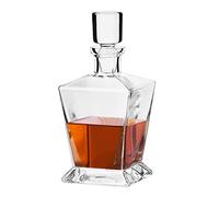 KROSNO Whiskey Decanter with Lid, 25.4 oz, Caro Collection