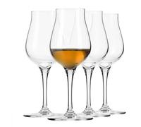 Krosno Whisky Glasses Set of 4, 125 ml, on Stem, Avant-Garde Collection