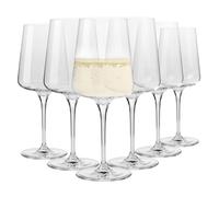 Krosno White Wine Glasses Set of 6, 400 ml, Infinity Collection