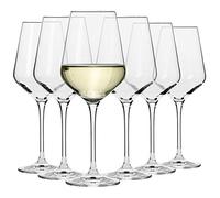 Krosno White Wine Glasses Set of 6, 450 ml, Avant-Garde Collection