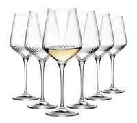 Krosno White Wine Glasses Set of 6, 450 ml, Avant-Garde LUMI Collection