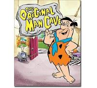 Krouterebs New Tin Sign Flintstones The Original Metal Tin Sign Rustic Wall Decor Suitable for Home and Kitchen Bar Man Cave Cafe Garage Wall Decor Retro Vintage 12x8 Inch