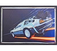 Krouterebs New Tin Sign Personalized Home Decoration Back to The Future Metal Tin Sign Rustic Wall Decor Suitable for Home and Kitchen Bar Man Cave Cafe Garage Wall Decor Retro Vintage 12x8 Inch