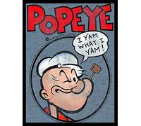 Krouterebs New Tin Sign Popeye Metal Tin Sign Rustic Wall Decor Suitable for Home and Kitchen Bar Man Cave Cafe Garage Wall Decor Retro Vintage 12x8 Inch