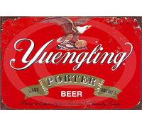 Krouterebs New Tin Sign Yuengling Beer Metal Tin Sign Rustic Wall Decor Suitable for Home and Kitchen Bar Man Cave Cafe Garage Wall Decor Retro Vintage 12x8 Inch